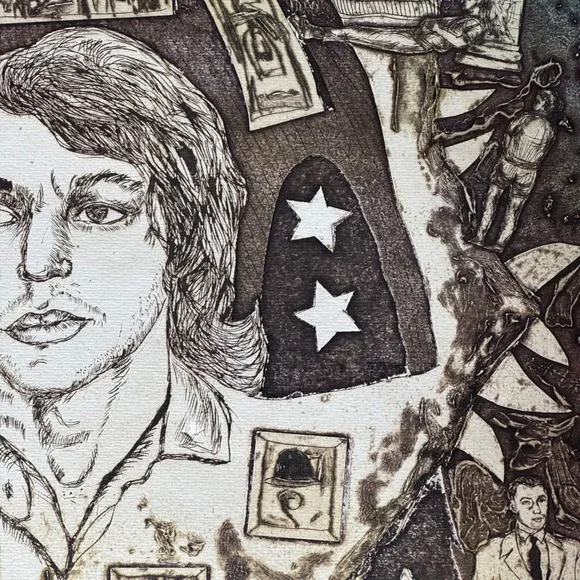 Cuban Artist Eduardo Guerra VTG Un Viaje Original Signed Numbered Art Wall Decor - Picture 11 of 14